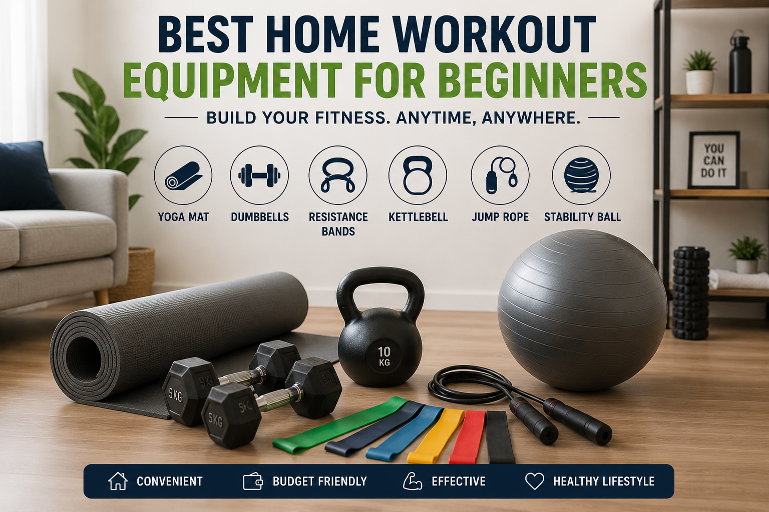 Best Home Workout Equipment for Beginners: Build Your Home Gym Without Breaking the Bank